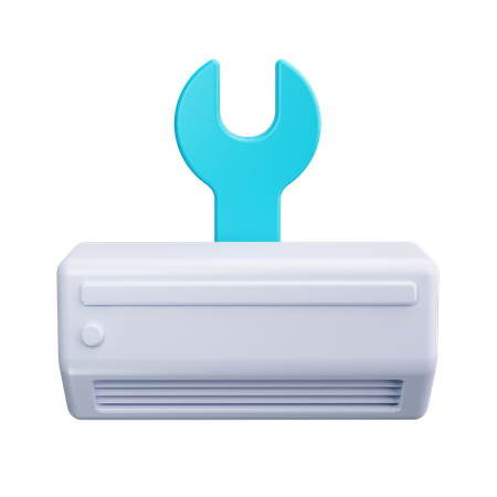 Wartung der Klimaanlage  3D Icon