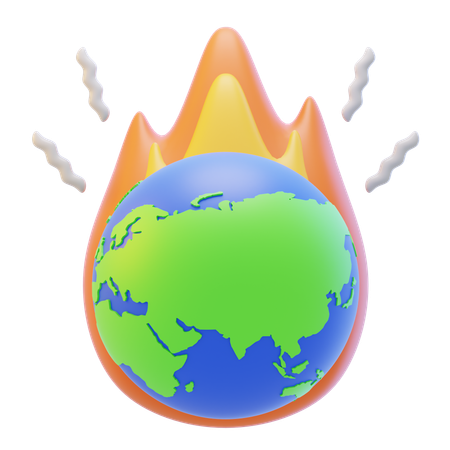 Klimawandel  3D Icon