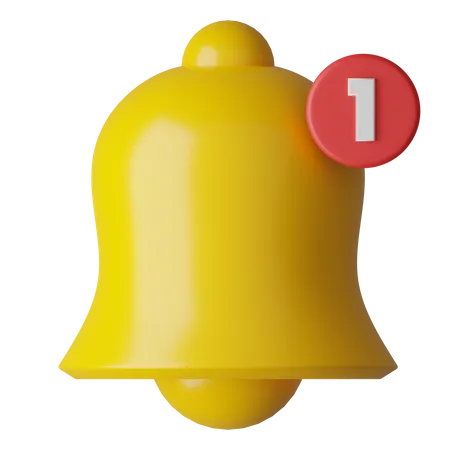 Klingelbenachrichtigung  3D Icon