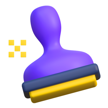 Kopierstempel  3D Icon