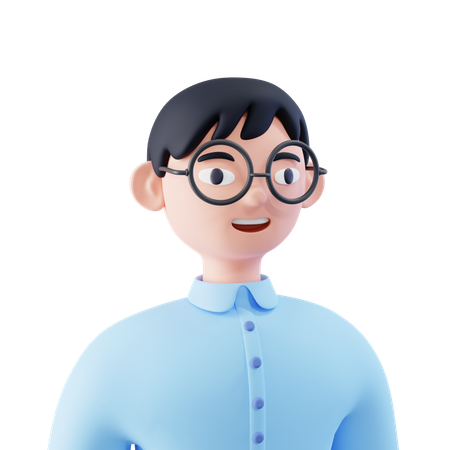 Kluger Junge  3D Icon