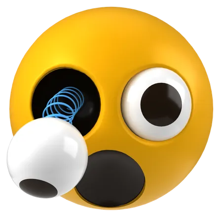 Knallendes Emoji  3D Icon