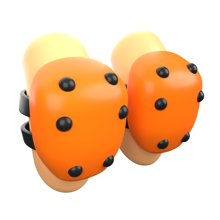 Knee Protection  3D Icon