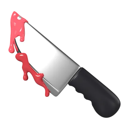 This Is Knife 3 D Render Illustration Icon It Comes As A High Resolution PNG File Isolated On A Transparent Background The Available 3 D Model File Formats Include BLEND OBJ FBX And GLTF 3D Icon