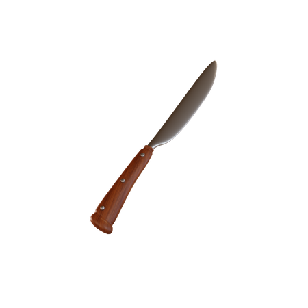 Knife 3D Illustration