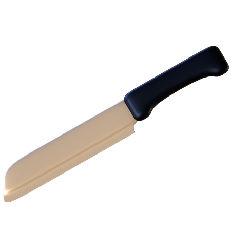 Knife 3D Illustration