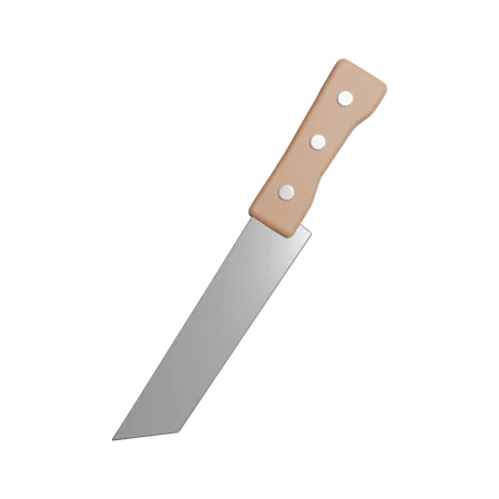 Knife Kitchen Equipment 3D Illustration