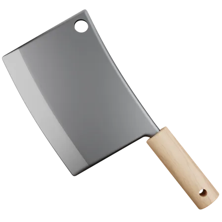 3 D Icon Illustration Meat Knife 3D Icon