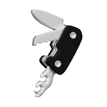 Swiss Multi Knife 3 D Icon Illustration 3D Icon
