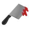 Knife axe with blood