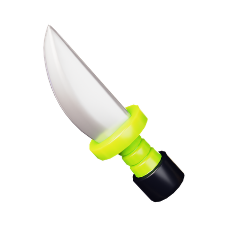 Knife Combat Weapon  3D Icon