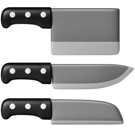 Knife Set  3D Icon