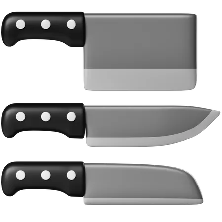 Knife Set  3D Icon