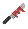 Knife with blood