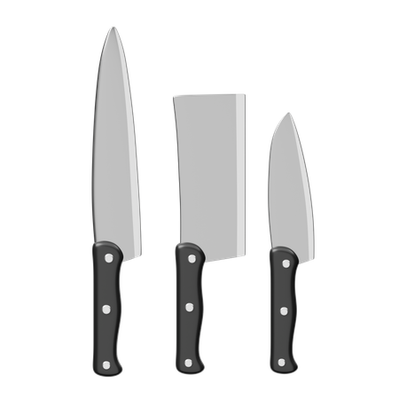 Knifes  3D Illustration