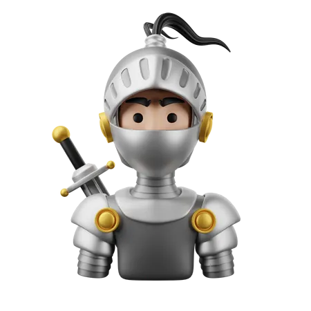 Knight  3D Icon