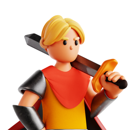 Knight  3D Icon