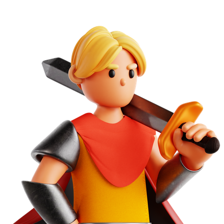 Knight  3D Icon