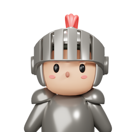 Knight Costume Avatar  3D Icon