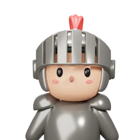 Knight Costume Avatar  3D Icon