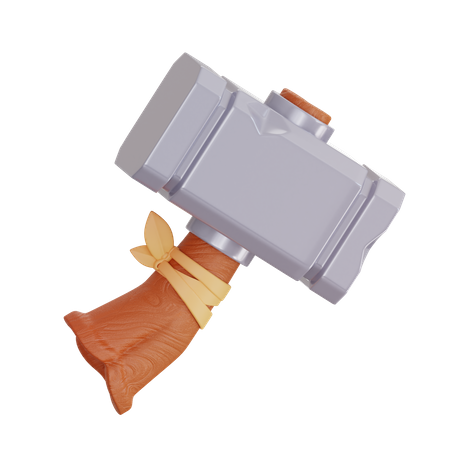 Knight Hammer  3D Icon