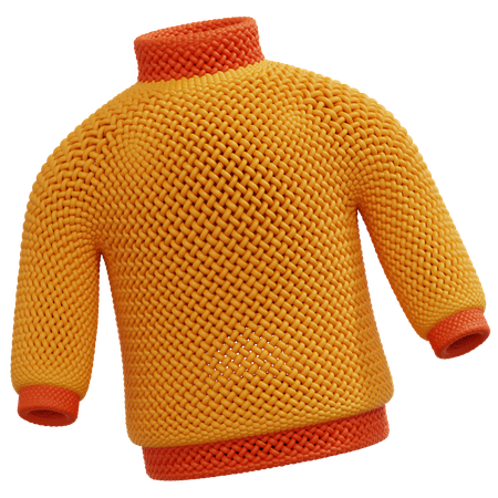 Knitted Sweater  3D Icon