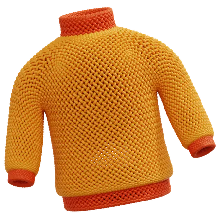 Knitted Sweater  3D Icon