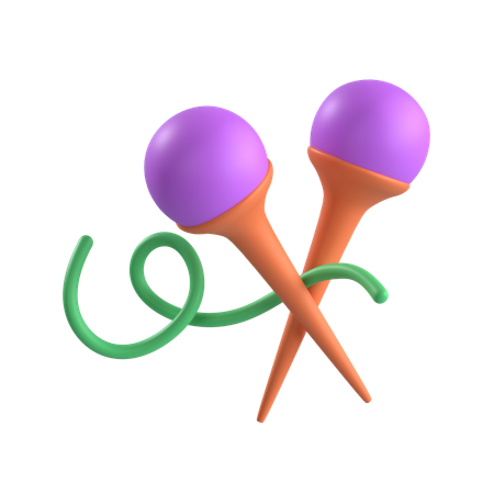 뜨개질 바늘  3D Icon