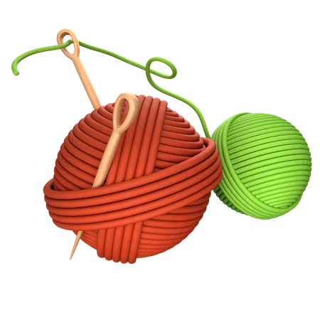 Knitting Yarn  3D Icon