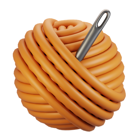 Knitting yarn  3D Icon