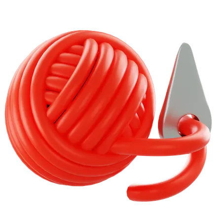 Knitting Yarn  3D Icon