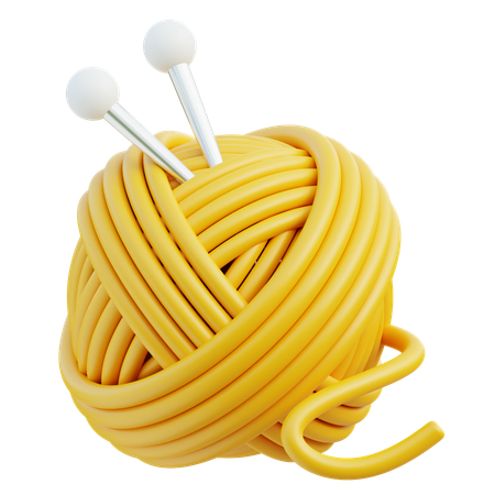 Knitting Yarn  3D Icon