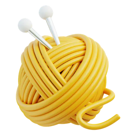 Knitting Yarn  3D Icon