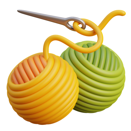 Knitting Yarn  3D Icon