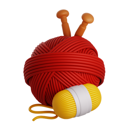 KNITTING YARN  3D Icon