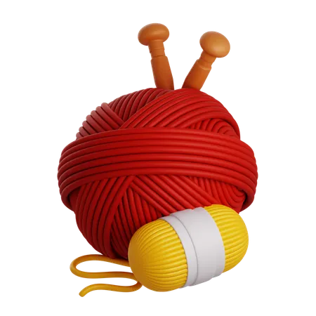 KNITTING YARN  3D Icon