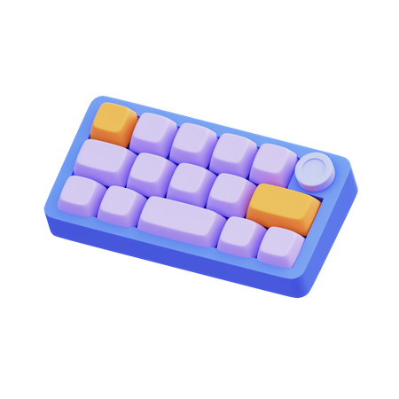 Knob Keyboard  3D Icon