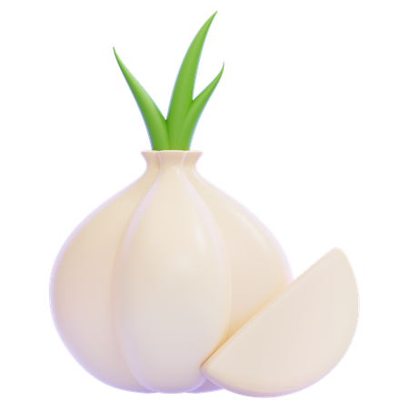 Knoblauch  3D Icon