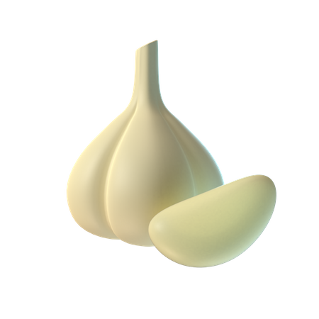 Knoblauch  3D Icon