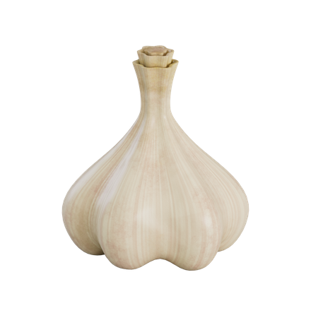 Knoblauch  3D Illustration