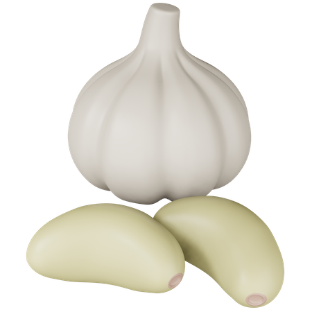 Knoblauch  3D Icon