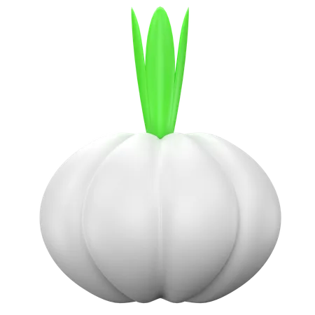 Knoblauch  3D Icon