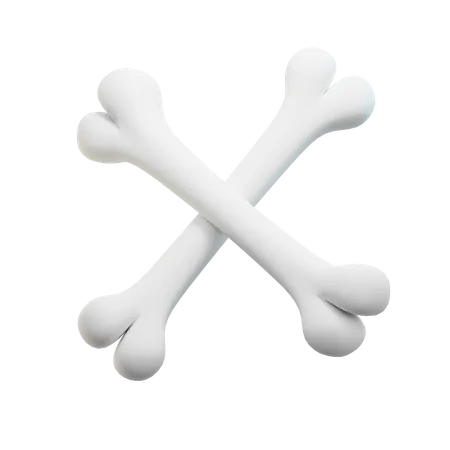 Knochen  3D Icon