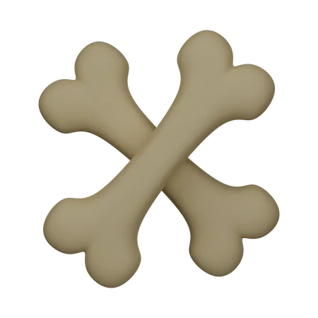 Knochen  3D Icon