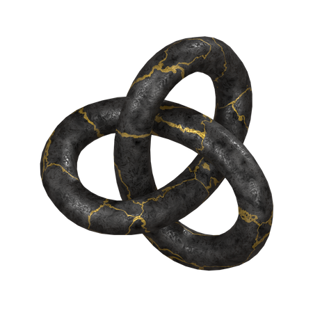 Knot Torus  3D Illustration