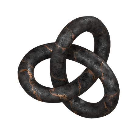 Knot Torus  3D Illustration