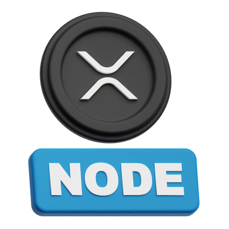 Knoten XRP  3D Icon