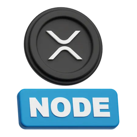 Knoten XRP  3D Icon