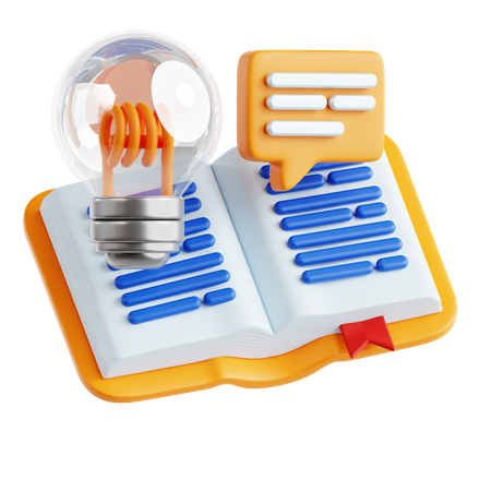ナレッジベースブック  3D Icon