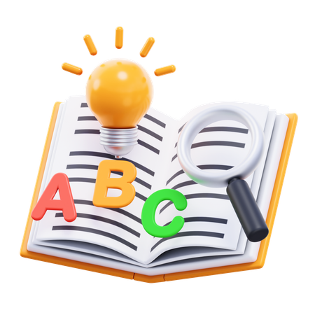 Knowledge Book  3D Icon